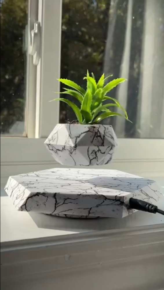 Magnetic Levitating Bonsai Planter